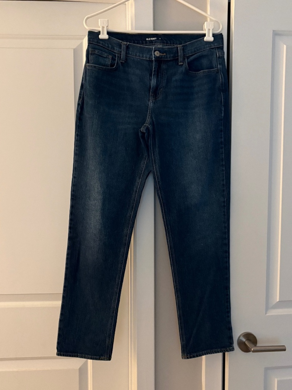 Old Navy Straight Leg Jeans Dark Wash Women’s 6